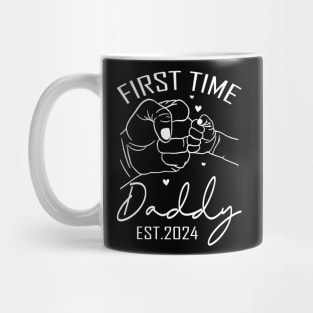 First Time Daddy Est 2024 Fathers Day Mug